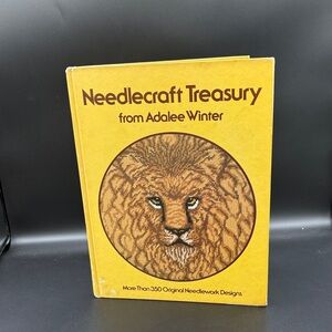 Needlecraft Treasury Hardcover Book by Adalee Winter